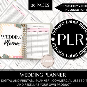 Hochzeits-Checkliste | Hochzeitsbudget | Sofortdownload | Hochzeitsplanerbuch | Verlobung Geschenk | Bearbeitbare Canva Vorlage | Brautdusche