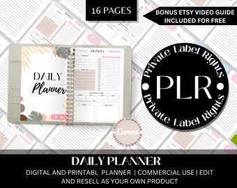 Digital Planner Template | Workout Tracker | Health Coach | Workout Plan | Fitness Journal | Canva Planner Template | Canva Ebook Templates