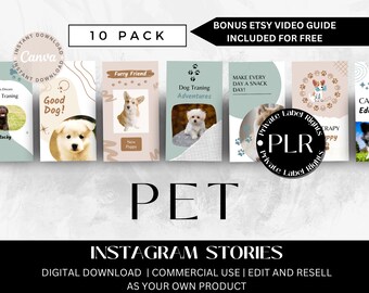 Social Media Icons | Dog Instagram | Instagram Highlight Art | Instagram Story Highlight Covers | Pet Sitter | Dogs And Puppies