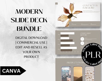 Plr Products | Canva Template | Plr Planner | Plr Canva | Plr Templates | Done For You Digital Product | Private Label Rights | SLIDE DECK