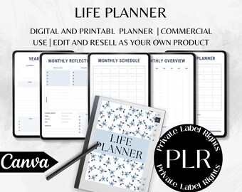 Master Resell Rights | Plr Digital Products | Commercial Use | Digital Product Business | Plr Ebooks | Plr Digital Planner | White Label