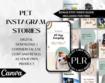 Social Media Icons | Dog Instagram | Instagram Highlight Art | Instagram Story Highlight Covers | Pet Sitter | Dogs And Puppies