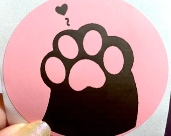 Toe Beans Paper Sticker