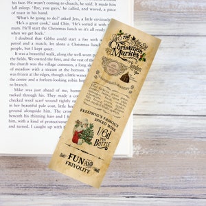 Dickensian Christmas Market Bookmark – Victorian Christmas Market – Charles Dickens