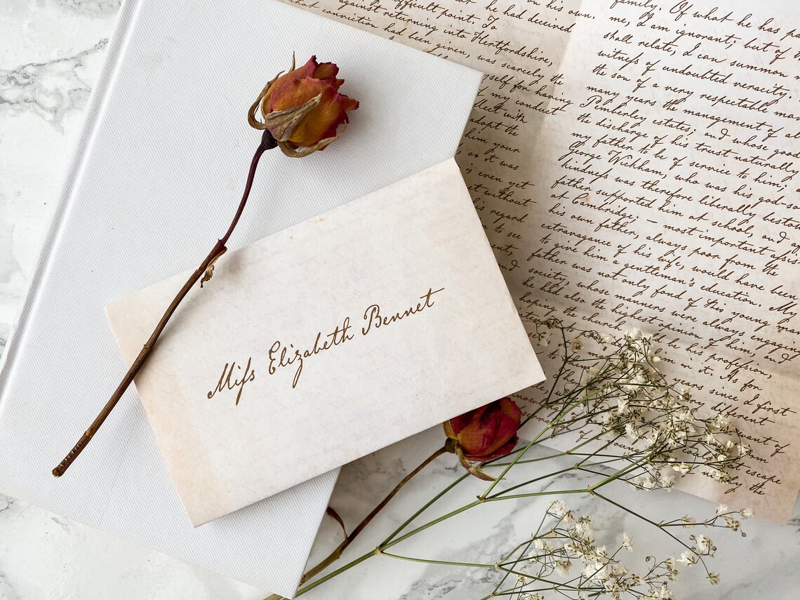 Mr Darcy's Letter To Elizabeth Pride and Etsy