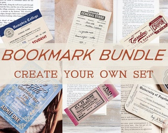 Bookmark Bundle – Up to 20% Off – Set of 5 Bookmarks – Set of 10 Bookmarks