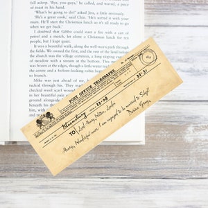 The Picture Of Dorian Gray Bookmark – Vintage Telegram – Bookish Gift