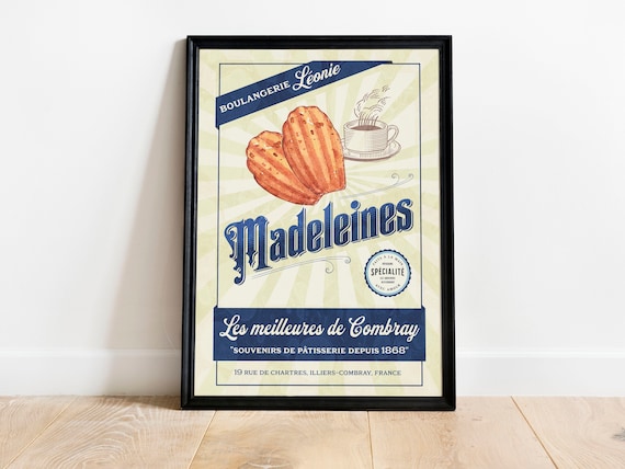 Proust Madeleine Vintage Retro Print Vintage French Bakery Print French  Version - Etsy Canada