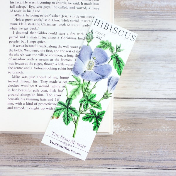 The Secret Garden Bookmark – Vintage Seed Packet – Gift For Book Lover – Gardening Gift
