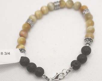 yellow tiger eye bracelet