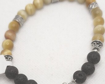 yellow tiger eye bracelet