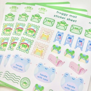 Froggy Mail Sticker Sheet image 4