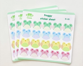 Froggy Sticker Sheet