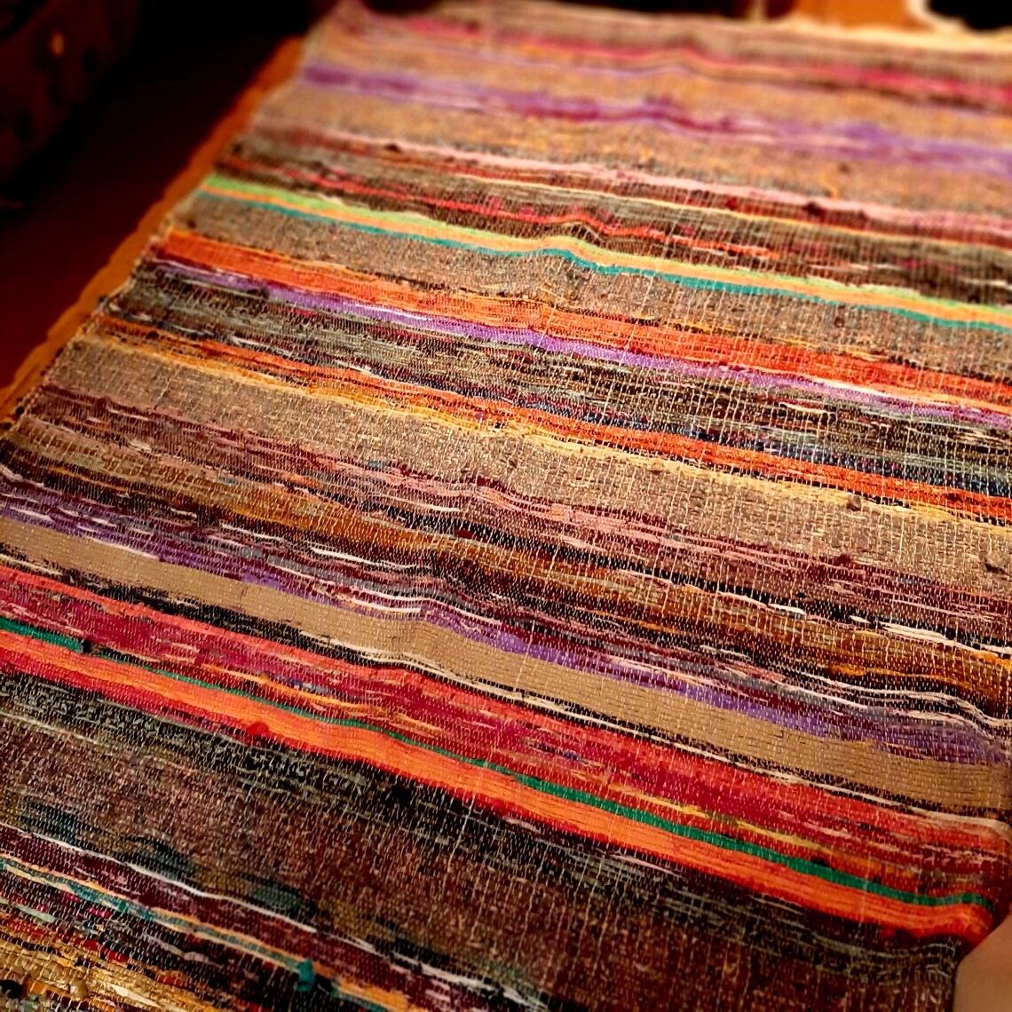 Dhurrie Rug Cotton Mats Handmade Rugs Colourful Rug Etsy