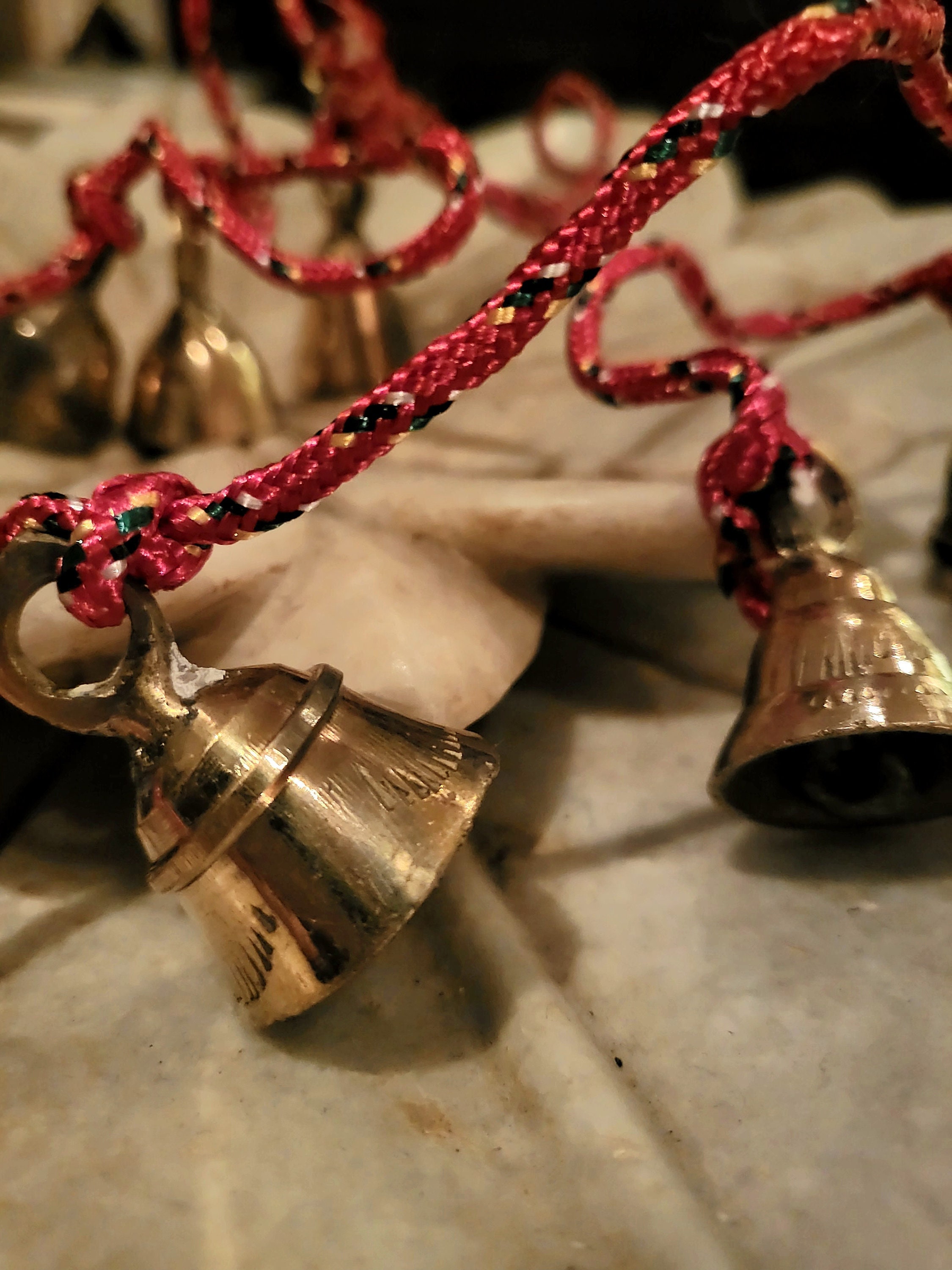 Vintage Brass Bells Made in India,Asian,and other - Lot of 16 bells