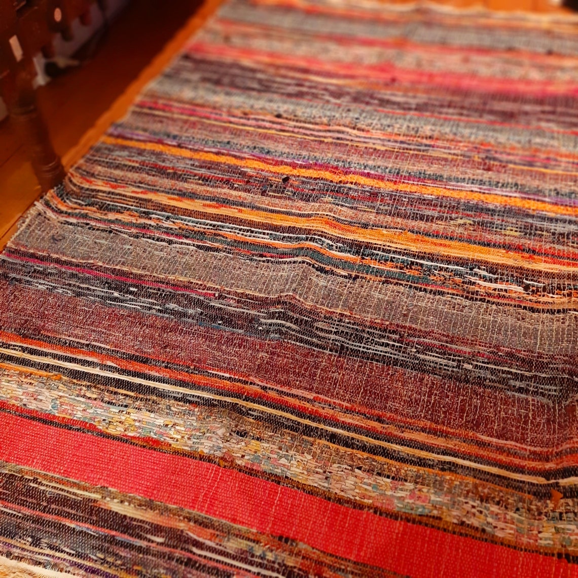 Dhurrie Rug Cotton Mats Handmade Rugs Colourful Rug Etsy