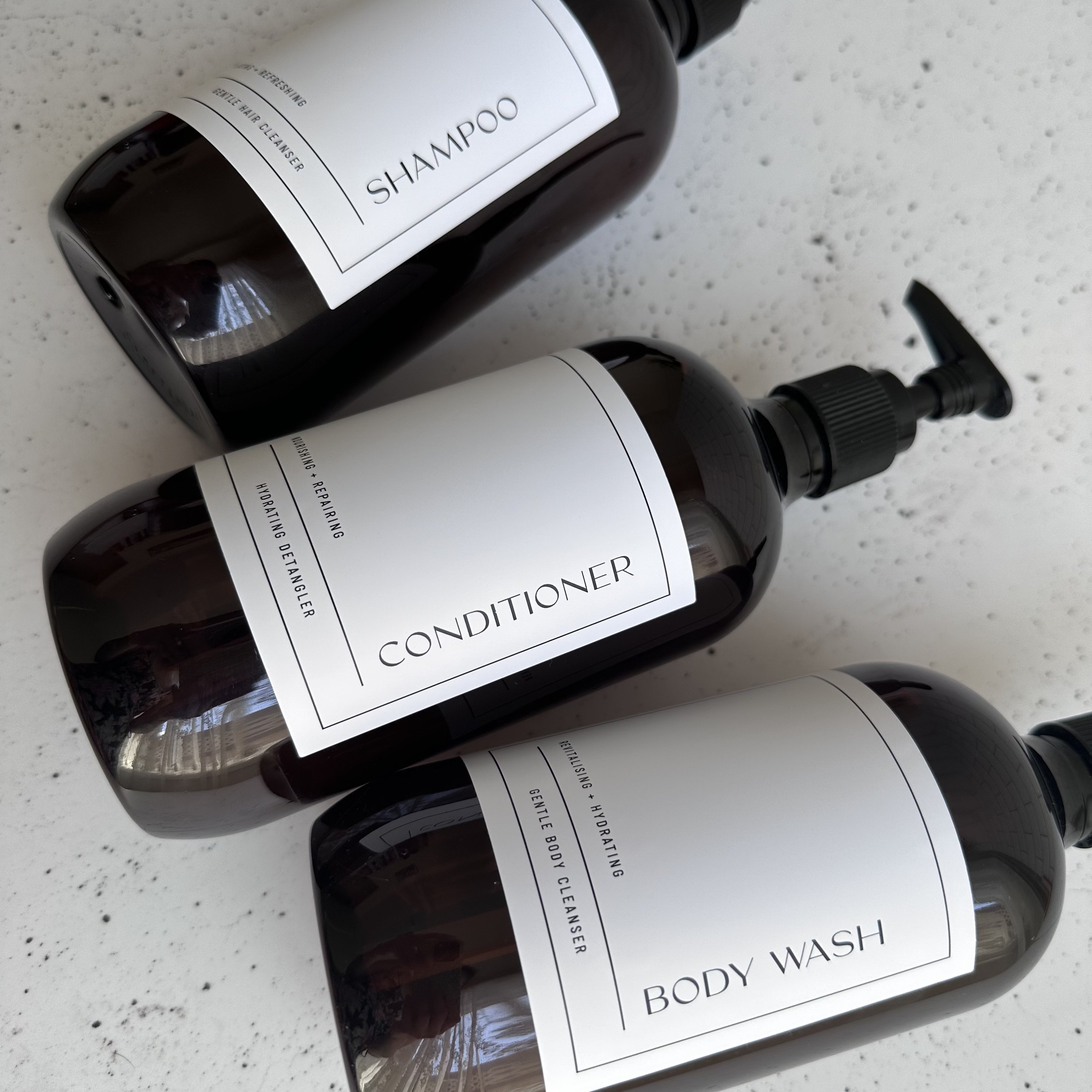 Mini Conditioner Label Shampoo, Conditioner and Body Wash Labels | Shower Label | Bathroom ...