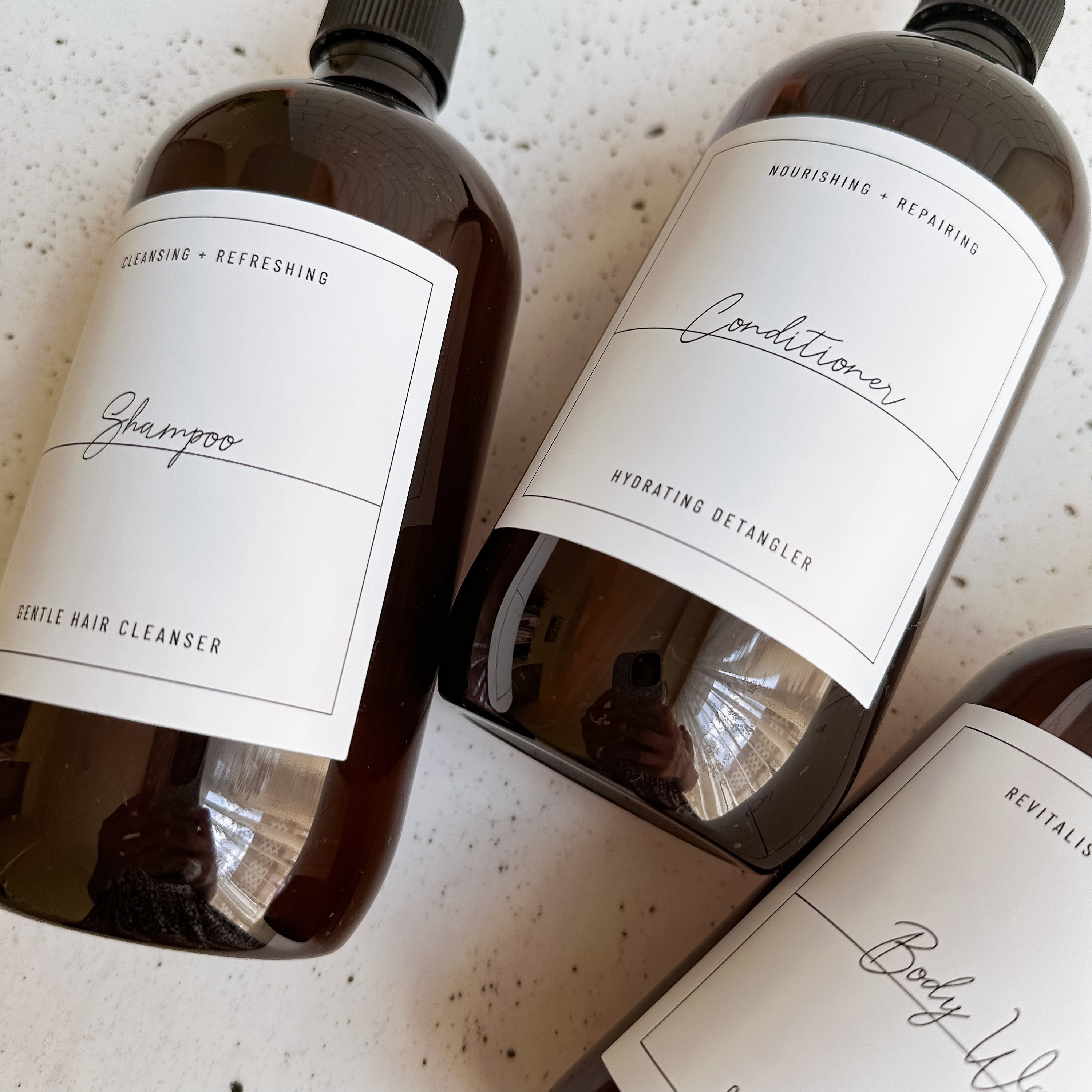 Shampoo, Conditioner and Body Wash Labels | Shower Label | Bathroom ...
