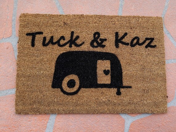Happy Campers 24x48 Personalized Doormat For The Home