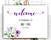 Welcome Wedding Sign, Welcome Wedding Printable, Welcome Sign Printable, Template,, Digital Download Print, Instant Download