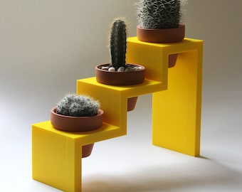 Jardinière succulente jaune / Pot succulent / Porte-plantes / Décor / Petite succulente / Pot en terre cuite / Affichage de plantes / Décor succulent / Plante d’intérieur