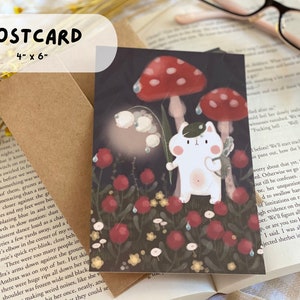 Postcard ~Adventurer~ | Greeting Card | Digital Illustration | Cute Illustration | Bear Illustration |