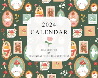 2024 Wall Calendar <<Last Restock!!>>