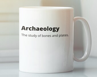 Kubek z definicją archeologii: zabawny prezent dla archeologa