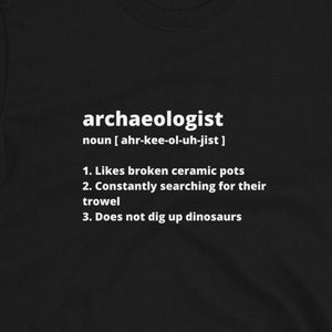 Funny Archaeology - Archaeologist Definition - Excavation - Archaeologist Gift - Archaeologist Shirt - Archaeology Student