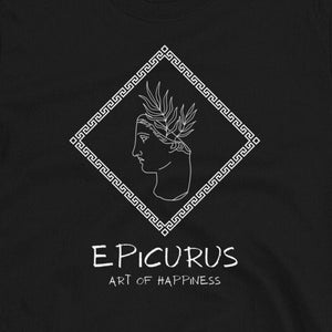 Greek Philosopher Shirt - Epicurus - Greek Philosophy - Philosopher Gift - Epistemology - Hedonism - Philosophy Student - Critical Thinking