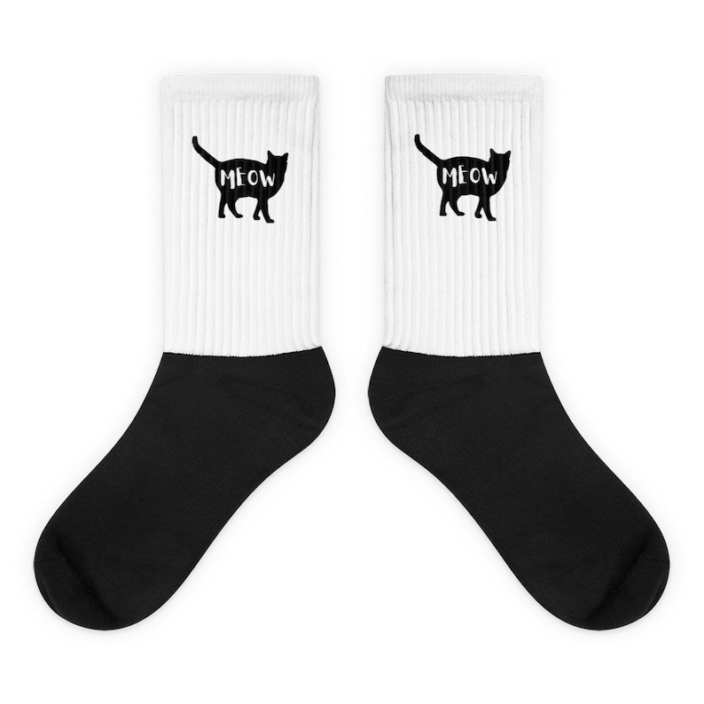 Cat Mom Socks Cool Kitty Socks Kitten Socks Cat Owner Socks Meow Socks Cat lover Gift Cat Socks Cat Lover Socks