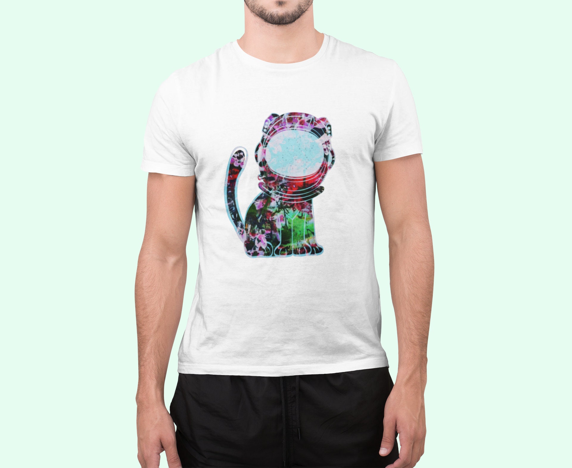 Astronaut Cat in Space Cat Shirt Cat Lover Gift Cat in Space Shirt