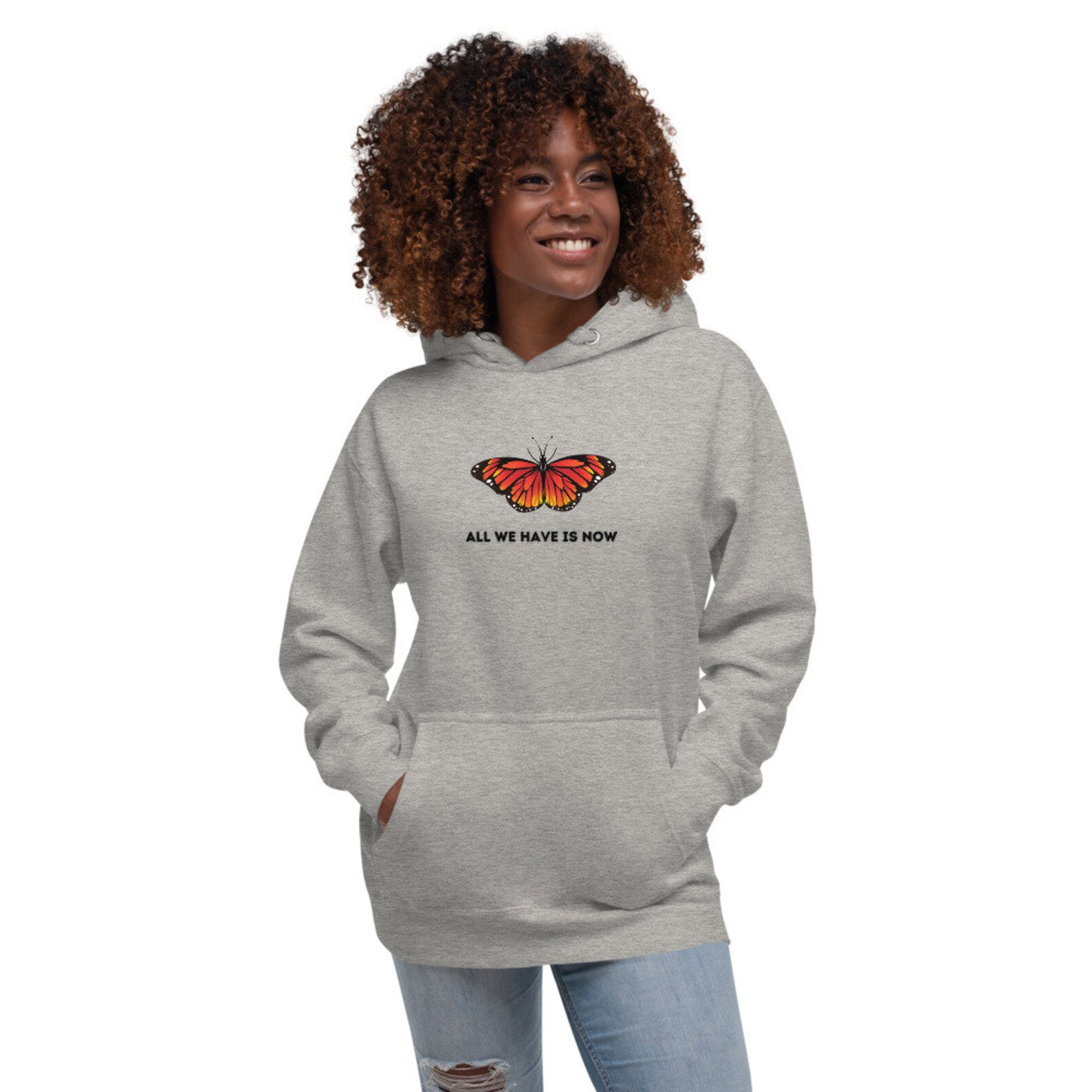 butterfly hoodie and sweatpants