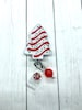 Christmas tree cake badge reel, holiday badge reel, nurse badge reel, ID badge holder, Nurse retractable badge reel, Badge clip, ID Holder 