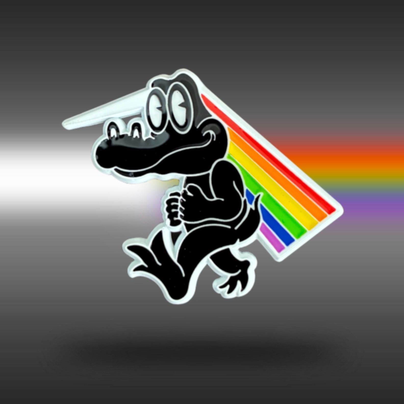 Dark Side Gator Pin King Gizzard Lizard Wizard - Etsy