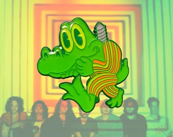 Head On/Pill Gator Pin King Gizzard Lizard Wizard
