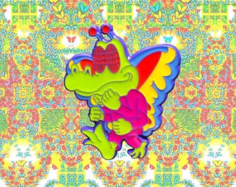 Butterfly 3000 Gator Pin King Gizzard Lizard Wizard
