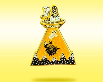 Alien Anduction King Gizzard Lizard Wizard Field of Vision Pin