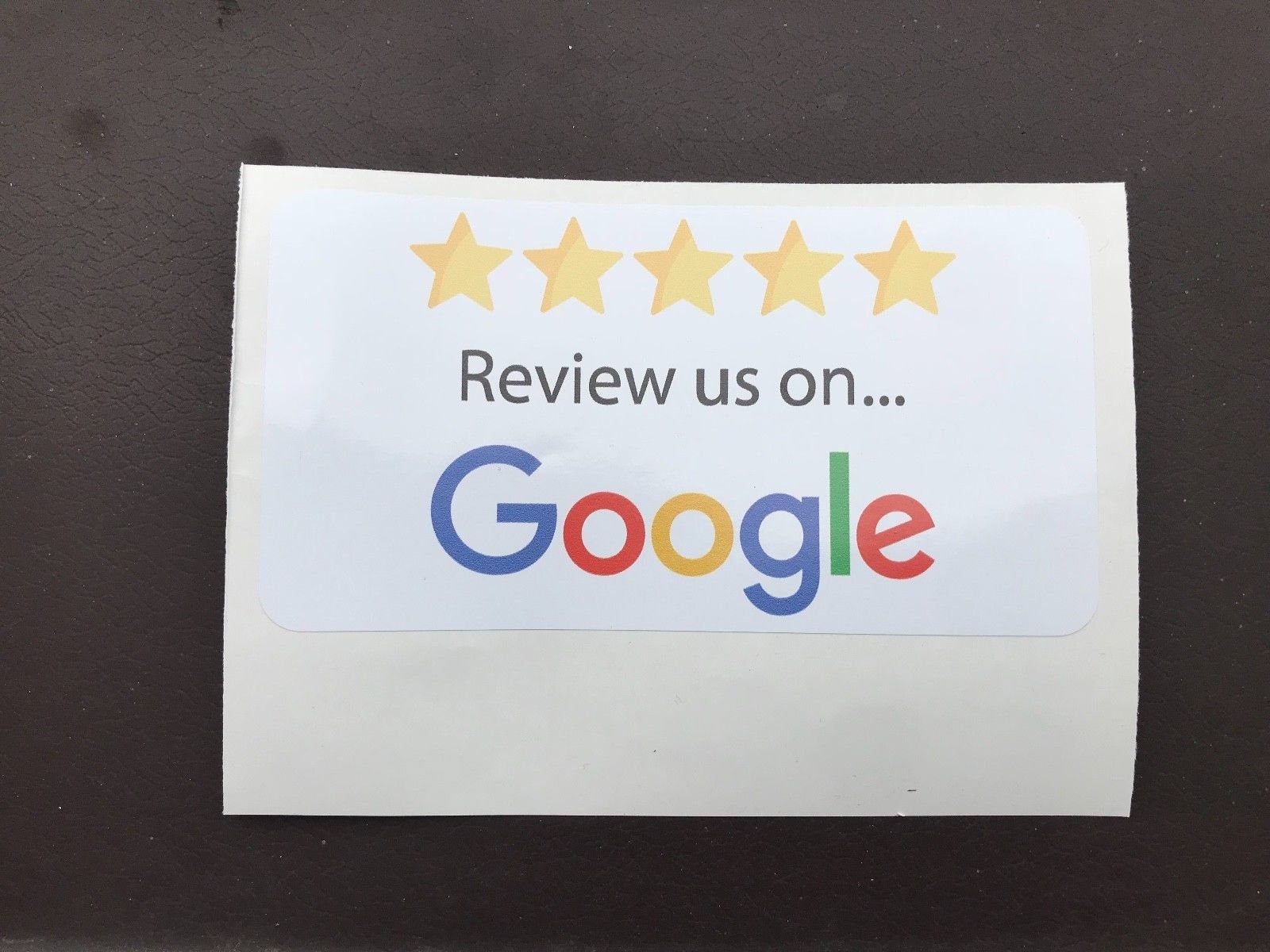 Review Us on Google Sticker | Etsy