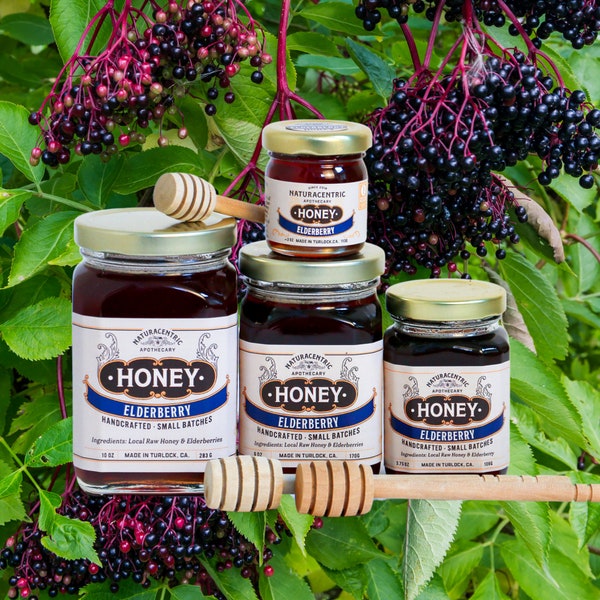 Elderberry Infused Honey