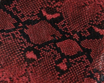snake print red