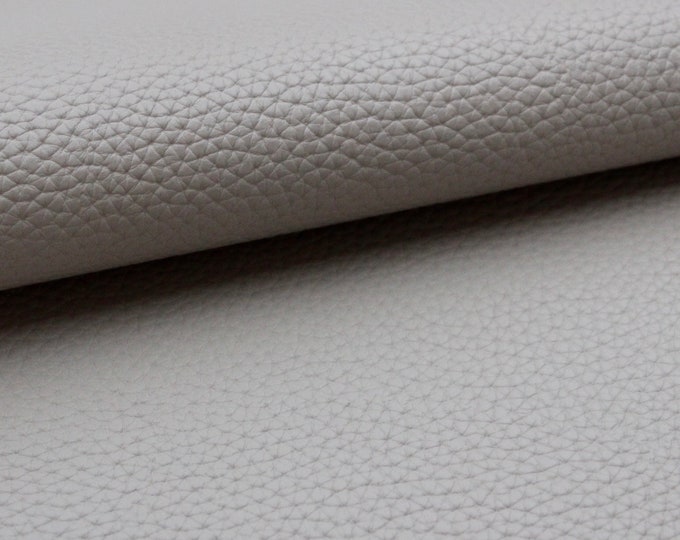 LIGHT GRAY Faux Leather Sheets Gray Pebble Grain Leather Etsy