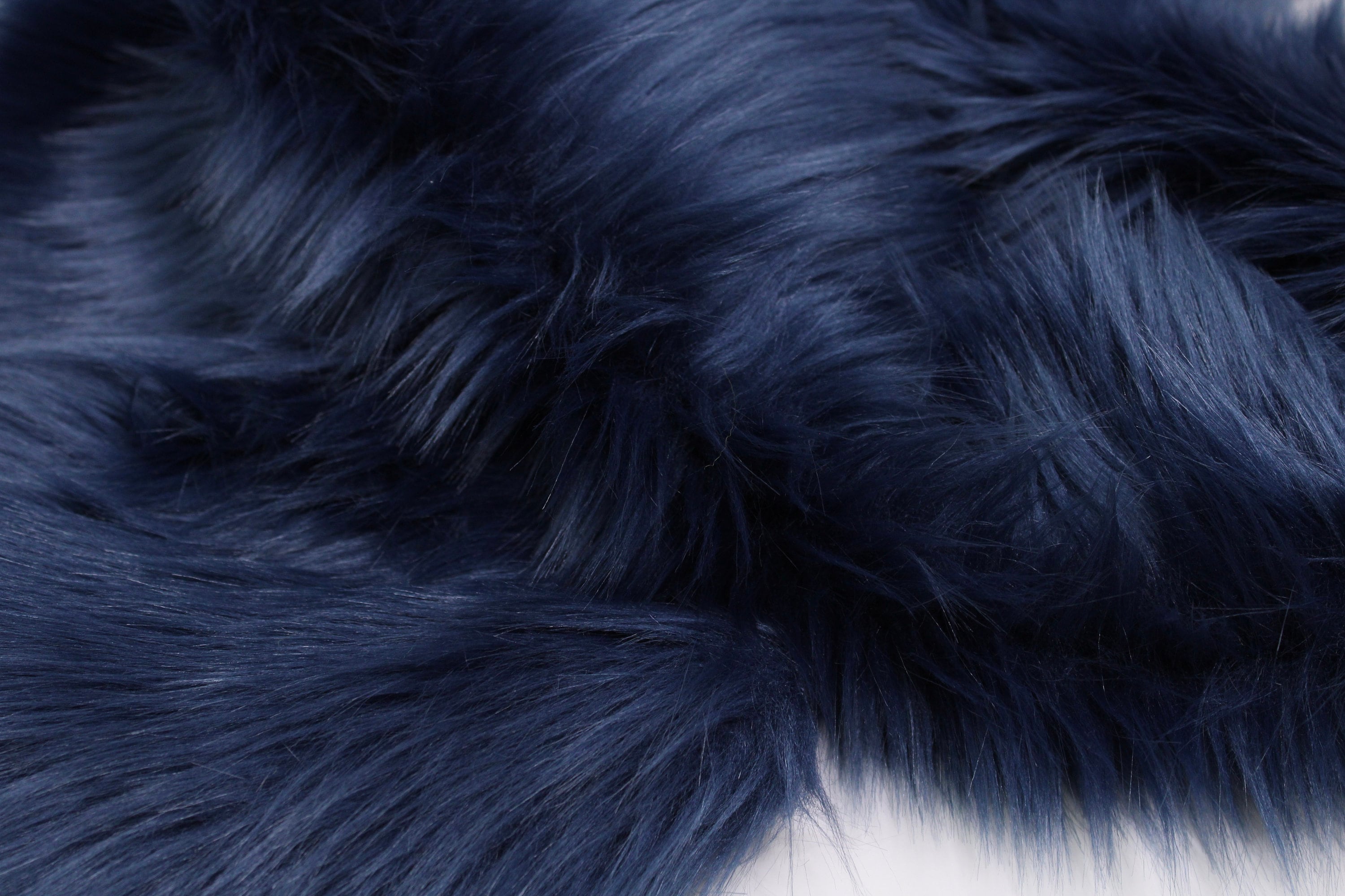 NAVY BLUE Faux Fur by Trendy Luxe 2 Pile Faux Fur Etsy