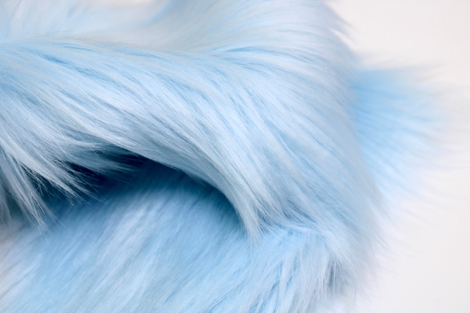 BABY BLUE Faux Fur 2 Pile Faux Fur Fabric Fur Fabric Etsy