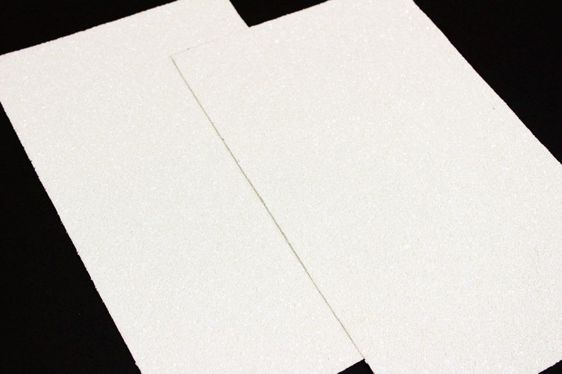 MATTE WHITE CHUNKY Glitter Canvas Sheet Glitter Canvas Fabric Sheet Chunky Glitter Fabric Supplies for Earrings /& Bows Glitter Sheets