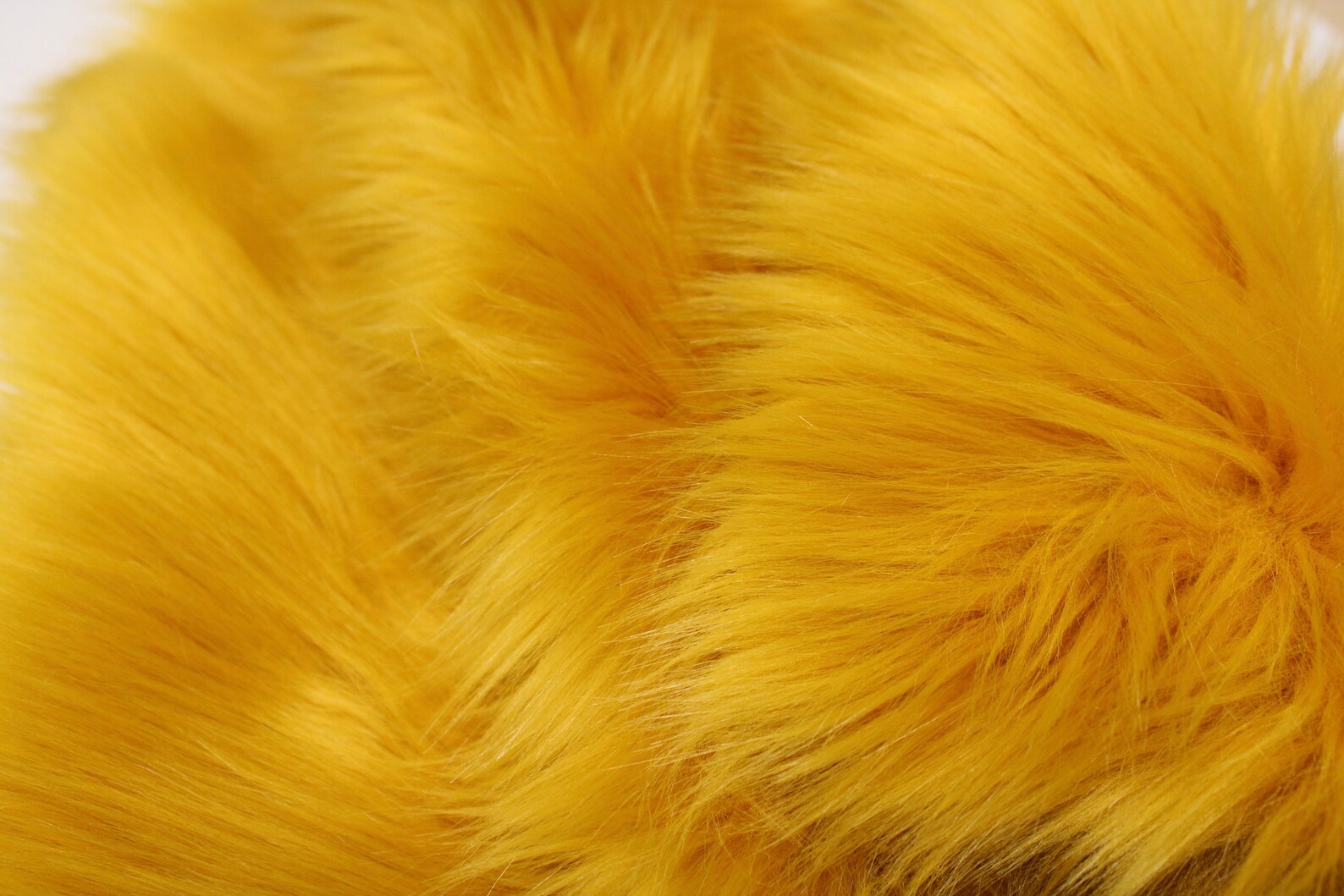 MUSTARD YELLOW Faux Fur 2 Pile Faux Fur Leather Sheets Etsy