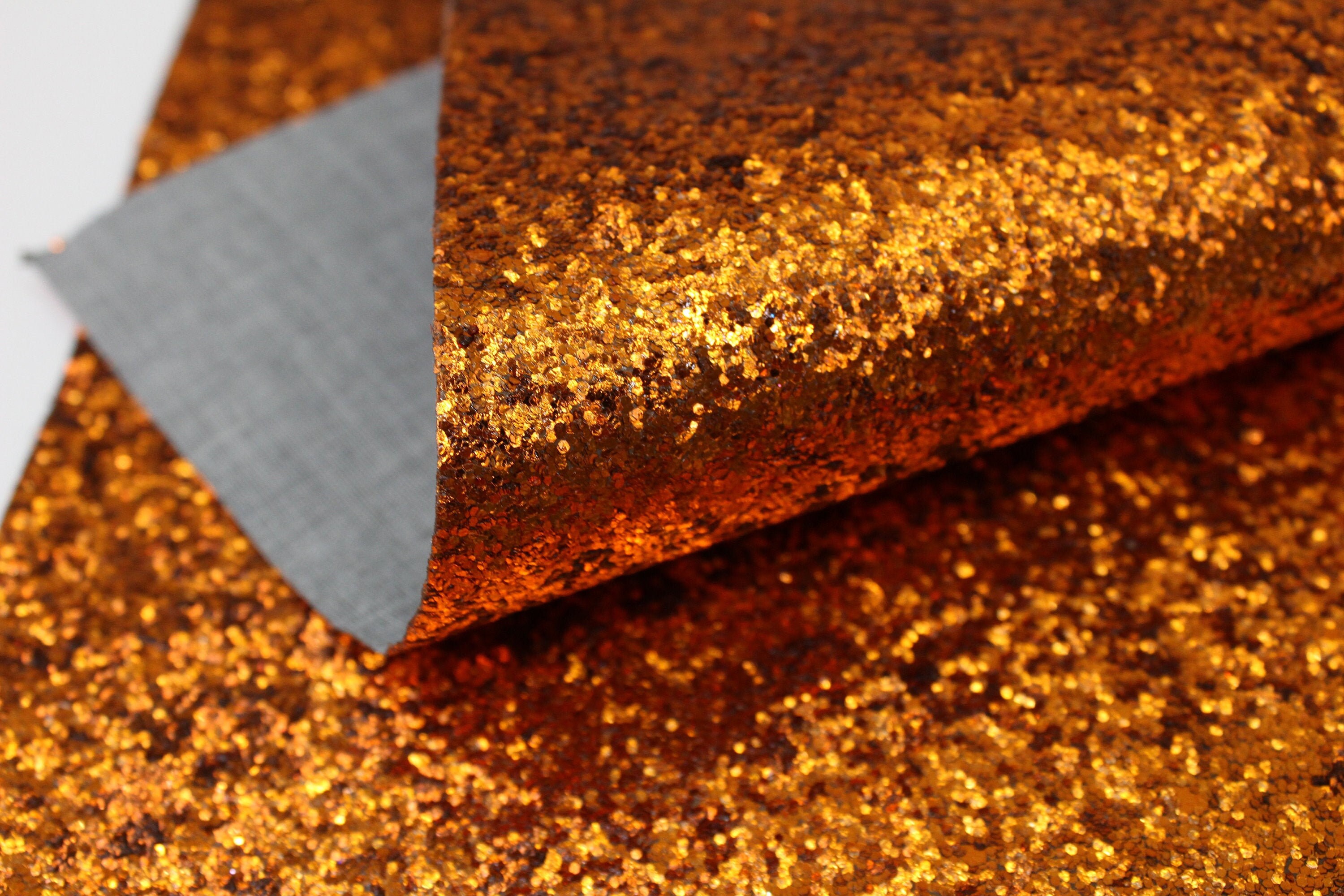 ORANGE Chunky Glitter Canvas Sheet, Halloween Glitter Sheets, Glitter…