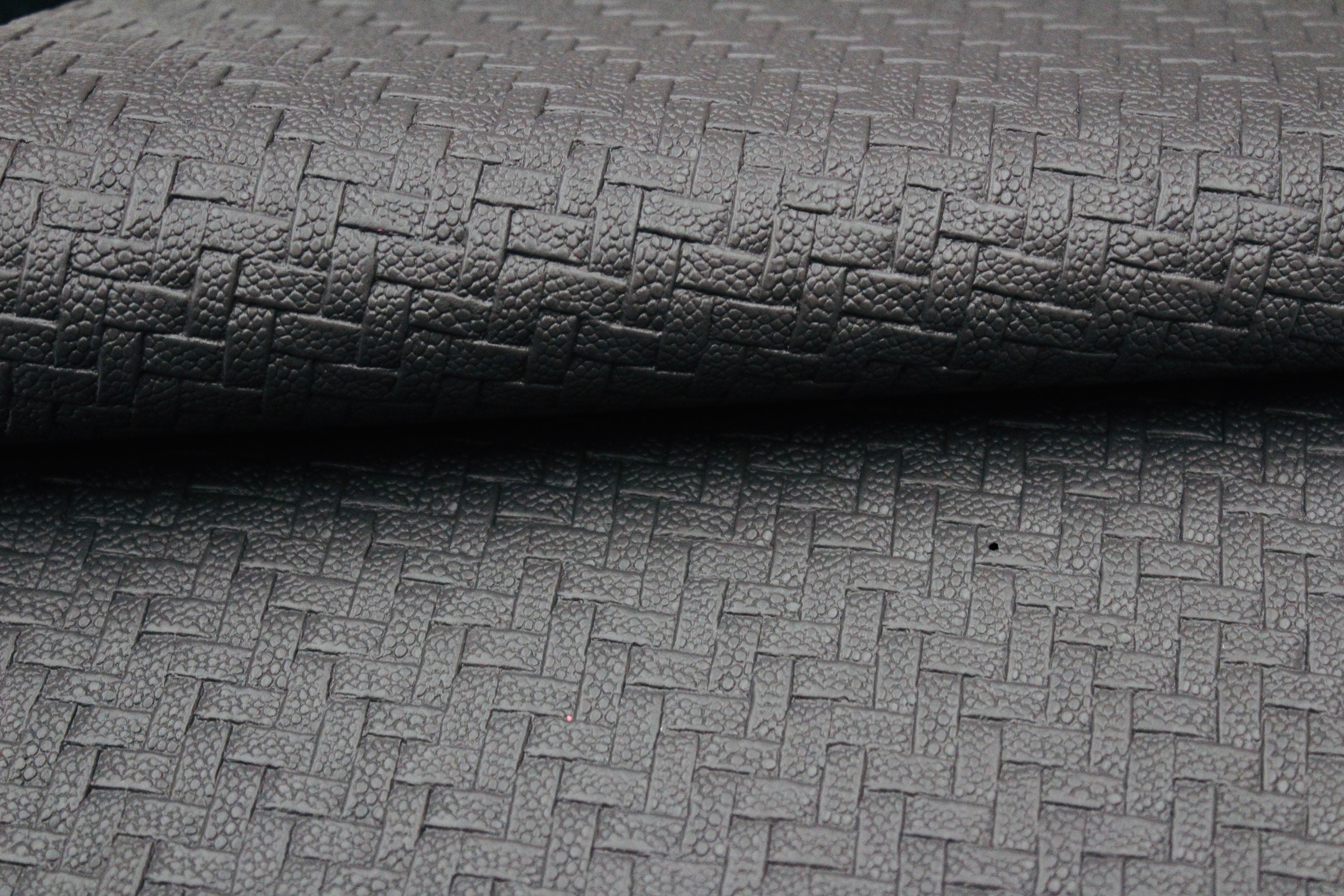 CLOSEOUT SMALL GRAY Basket Weave Faux Leather Weave Embossed Etsy