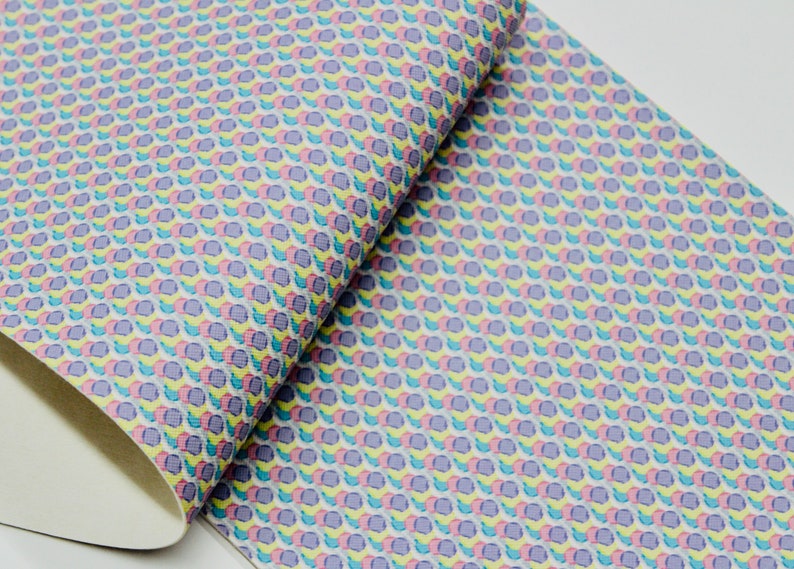 Polka Dot Faux Leather Fabric Polka Dot Fabric DIPPING DOTS- Polka Dots Dots Craft Supplies Faux Leather Sheets