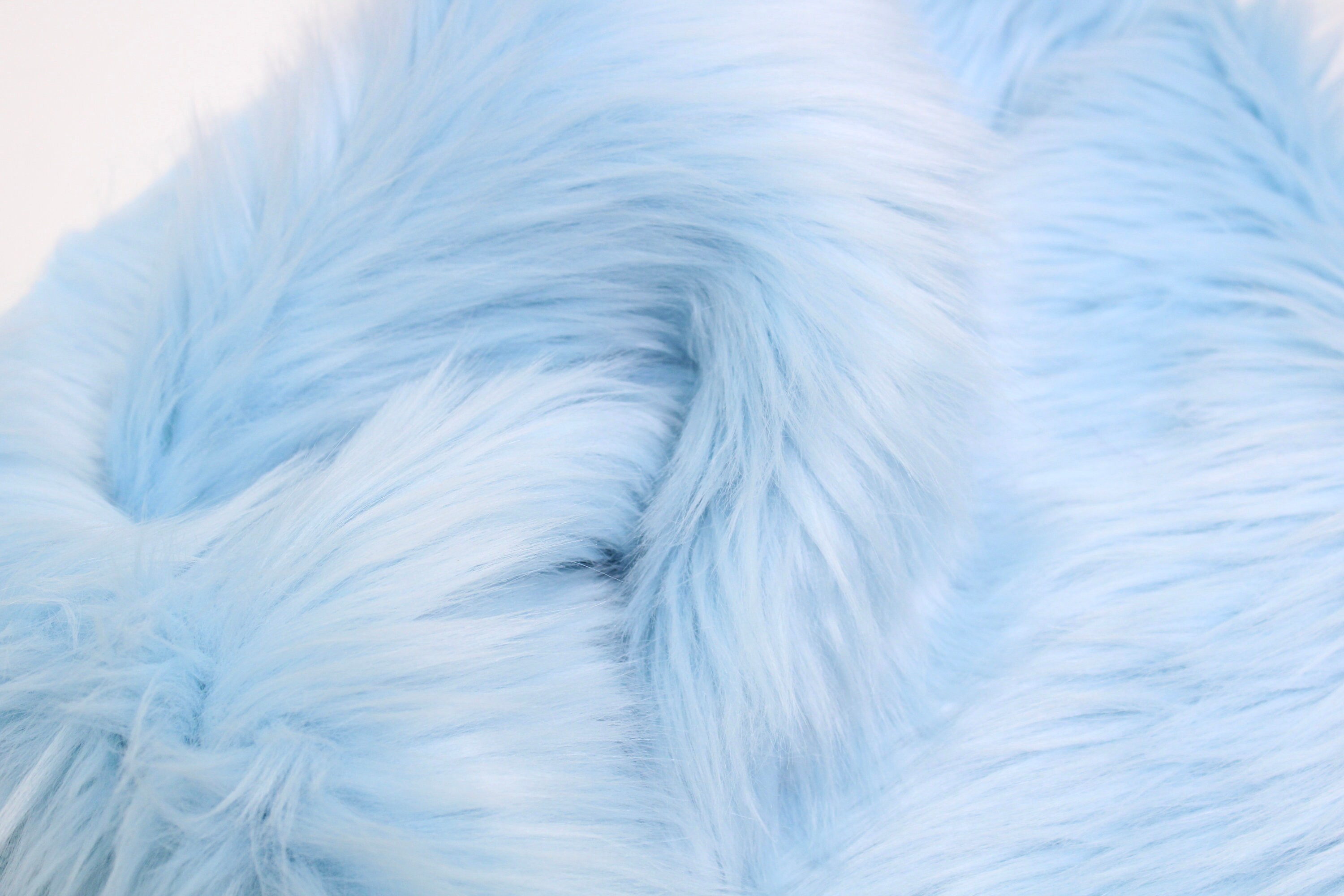 BABY BLUE Faux Fur by Trendy Luxe 2 Pile Faux Fur Etsy